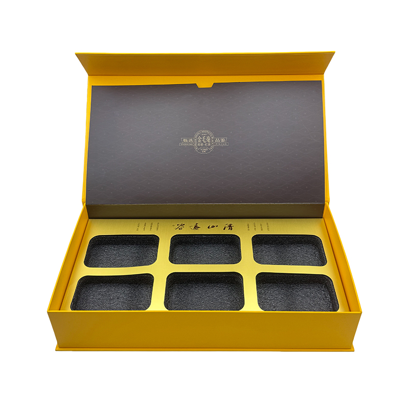 How does the magnetic box improve overall durability and protection through high-quality materials?