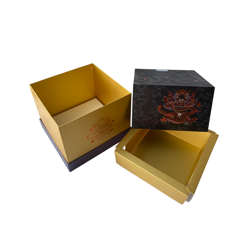 How do hardcover boxes enhance the three-dimensional effect of packaging?